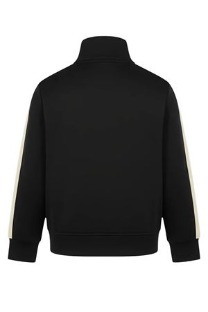 felpa con zip nera PALM ANGELS KIDS | PBBD002S26FAB001110